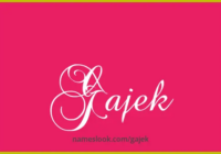Gajek Name Origin. Full Details 4