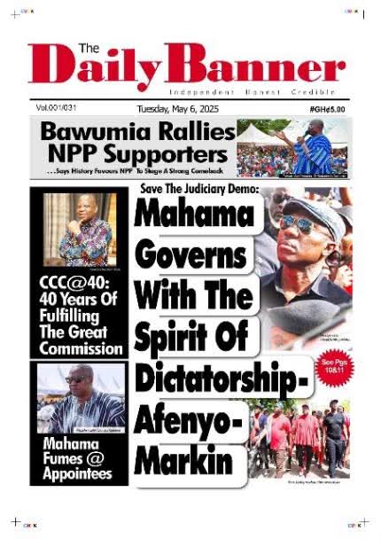 Ghanaian Newspaper Headlines: Tuesday, May 6, 2025 2